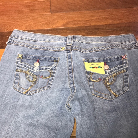 ❤️Jessica Simpson Size 9 Princy Patchwork Jeans❤️ - Picture 5 of 5